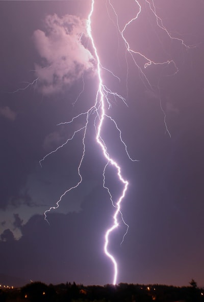 雷声穿过田野